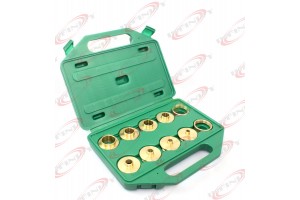 10PC BRASS ROUTER TEMPLATE BUSHING GUIDE KIT SET FIT PORTER CABLE DEWALT SKIL ..